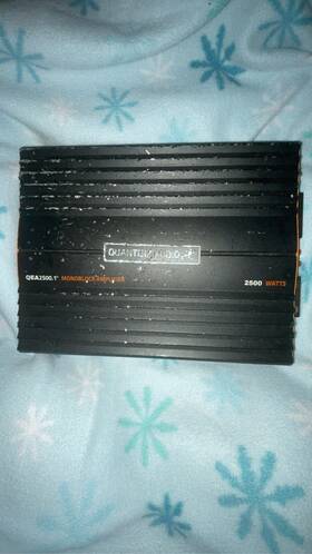 Qea2500.1d Quantum Audio 2500w Class-d Monoblock Amplifier