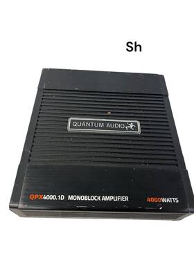 Qpx4000.1d Quantum Audio Mono Amplifier Amp 4000watts Subwoofer Sub Car