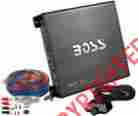 R2504 Boss Audio Riot 1000 Watt 4 Ch Amp W Install Kit