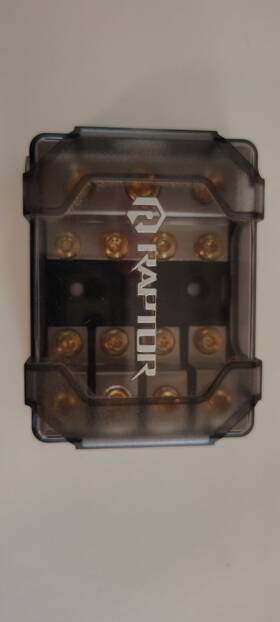 Rmanl4 Raptor By Metra Electronics Pro Series Manl Fused 4-position Distribution Block