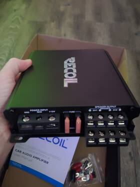 Di800.4 Recoil Full-range Class-d 4-channel Car Audio Amplifier 1 500 Watts