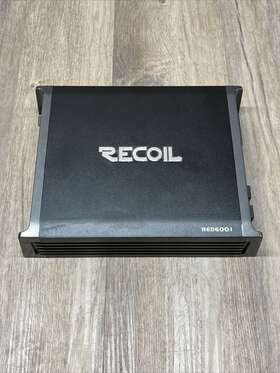 Red600-1 Recoil Red600 1 1320 Watts Class-d Car Audio Mono-block Subwoofer Amplifier