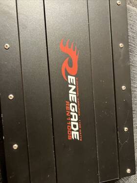 1100 Renegade 850s Amplifier Zero Watts In Good Condition With Minimum Scratches