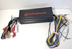 Retrosound 856241003801 Retro Quad4 4 Channel Quadraphonic Car Stereo Mini Brick Amplifier