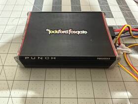 0000167380-53 Rockford Fosgate Pbr300x4 Punch 300w Full-range 4-channel Amplifier With Wiring