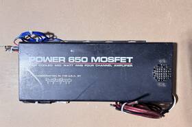 12355678910 Rockford Fosgate Power 650 Mosfet- Air Cooled Car Amplifier. Used Works Well