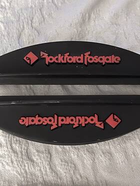200ix Rockford Fosgate 197669136804 Rare Old School Punch Dsm End Caps Not A Matching Set