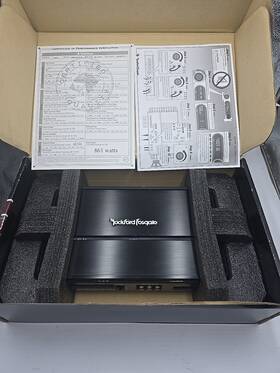 Rockford Fosgate 826843967931 Punch P600x4 4-channel Car Amplifier For Repair Or Parts