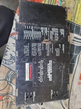 Eee0901443 Rockford Fosgate Power 300 Mosfet Car Audio Amp Rare Vintage Powers Up