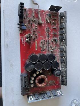 Pc-4708 Rockford Fosgate Riv A Replacement Red Circuit Board For Amplifier