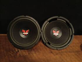 Rfz1810 Rockford Fosgate Pair Of Old-school Punch 10 Inch Woofers Needs Foam 8ohmworks