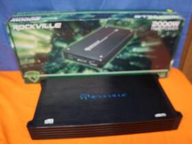 2000w Rockville 613817042004 Krypton-m5 8000w Peak/2000w Rms Mono Car Amplifier - Black With Box