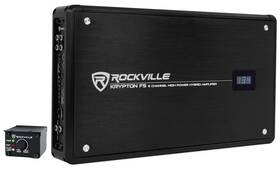 800w Rockville 613826654601 Krypton F5 3200w Peak / Rms 5 Channel Car Amplifier W Volt Meter