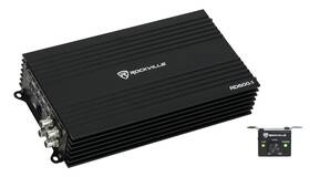 Rd600.1 Rockville 600w Rms 1 Ohm 2400w Peak Mono Amplifier Car Audio Amp