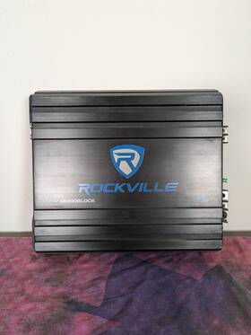 Rva1200.1 Rockville Rva600.1 1200w Peak Mono Amplifier 200w Rms 4 Ohms Cea Compliant