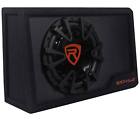 Rws10ca Ob Rockville Slim Watt Amplified Powered Car Subwoofer 613815789796