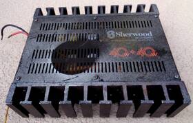 Sca-2250 Sherwood Audio Car Stereo Power Amplifier As Is Untested Parts Repair
