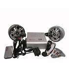 Shkamp5800bt6160cr Shark 600 Watt Bluetooth Motorcycle Marine Audio System W 3.5 Speakers Antenna 0755746150365