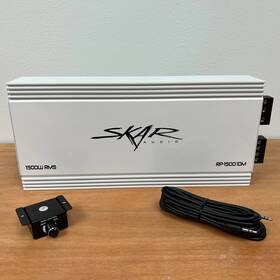 Rfbish-rp-1500.1dm Skar Audio Refurbished Rp-1500.1dm Class D 1500w Rms Marine Mono Sub Amplifier