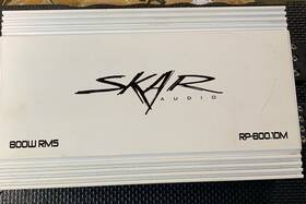 Rfbish-rp-800.1dm Skar Audio Rp-800.1dm Class D 800 Watt Rms Marine Mono Sub Amplifier