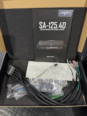 Sa-125.4d Skar Audio 720 Watt Full-range Class D 4 Channel Amplifier