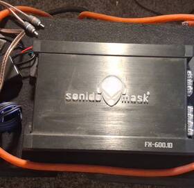 Fx-600.1d Sonido Mask Mono Car Audio Amplifier Mpn Single Channel