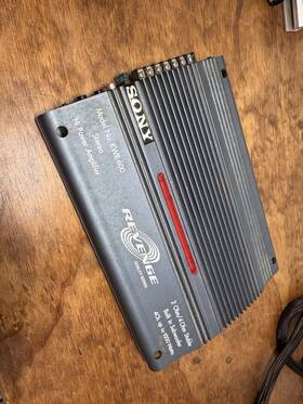 Kwr-600 Sony 4 Channel Amplifier Tested Works Great Super Rare