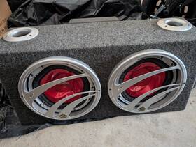 Mrd-301 Sony Subwoofers And Alpine Amplifier Car Stereo Subwoofer