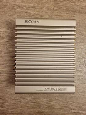 Xm-3025 Sony 2-channel Bridgeable Power Amplifier Amp - Untested As Is