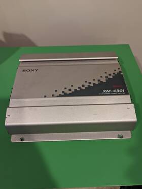 Xm-4301 Sony 4/3/2 Channel Power Amplifier Amp Old School Car Audio