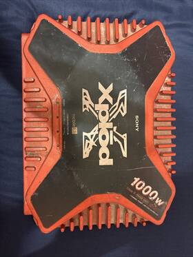 Xm-6001gxd Sony Xplod Mobile Es Mosfet Mono Block Amplifier - 1000w Old School