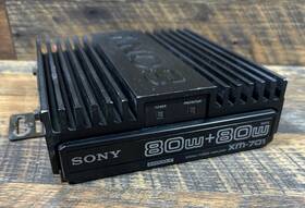 Xm-701 Sony Vintage Old School Car Stereo Power Audio Amplifier 80w