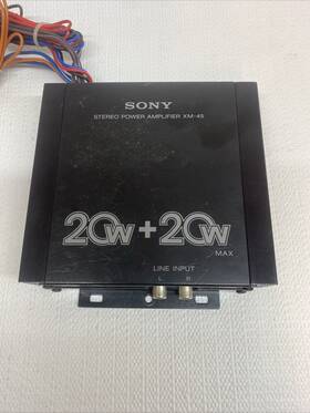 Xm-45 Sony Xm45 Old School Stereo Power Amplifier Vintage