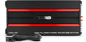 Sound Automotive Dummy Vendor Code For Nis 313088443486 Candy-x5b Amplifier In Black - Class D 5 Channels 2000 Watts Max Digital 1/2