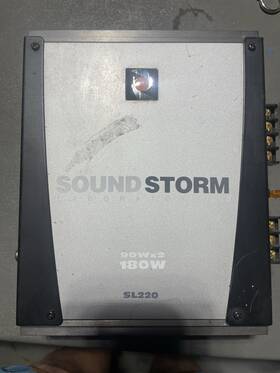 0011588 Sound Storm Laboratories 90wx2 180w Sl220 Car Amp