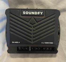 400.4 Soundfy 898712260446 Sa 2 Ohms 400 Watts Rms 4 Channels Multichannel Amplifier Rca