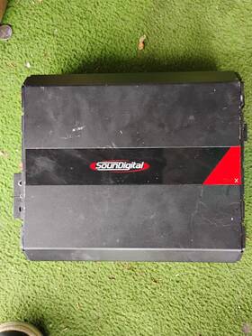 50001evox21 Soundigital Sound Digital 5000.1 Evox2 1 Ohm Monoblock Amplifier 5000w Rms At