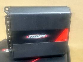 800.4 Soundigital 898644522469 Evox 4 Ohm Channel Amplifier 200 Watt Used Scratch No Parts