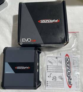 Evo4.0 Soundigital 400.4 Ultra Compact Amplifier 4-channel 400w Free Shipping