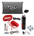 Vm-sra2200.1 Sra2200.1 Vm-srpk8r Vm-srcap2.0 Vm Audio New 2200w Mono Ab Car Amp 8 Gauge Wiring Kit 2 Farad Cap 744271342703