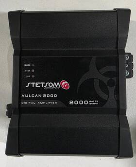 Stetsom 897748700131 Vulcan 2000 1-ohm Class D Full Range Mono Digital Car Amplifier Rms