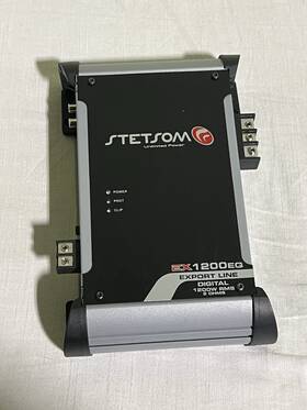 Stetsom 897748704160 Ex 1200 Eq 1 Ohm Car Audio Amplifier 3 Day Delivery Ex1200w