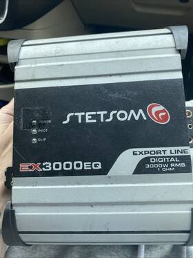 Stetsom 897748704559 Ex 3000 Eq Black Edition 1 Ohm Amplifier 3k Hd New