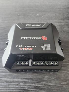 Cl1500 Stetsom Trio 2 Ohms Digital Amplifier 400watts Rms 3 Channels