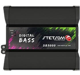 Db3000-2 Stetsom Db 3000 2 Ohms Digital Bass Amplifier 3k Power Car Amp - Usa Shipping