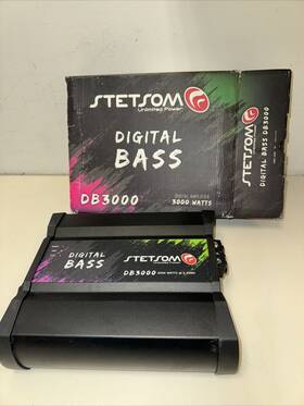 Vulcan3000 Stetsom 1 Db 3000 Digital Bass 3000w Ohm Mono Amplifier
