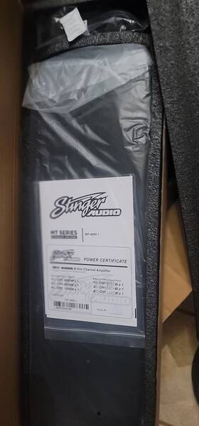 Stinger Mt-4000.1 Audio Monoblock 4000 Watt Rms High-power Amplifier