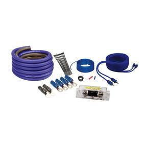 Sq600h Stinger Soundquest 8 Gauge Square Hybrid Wiring Kit Matte Blue - Open Box