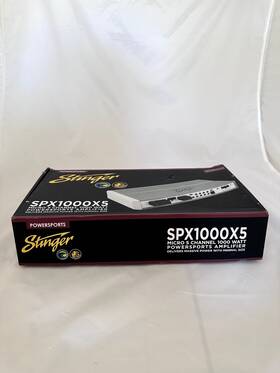Stg-spx1000x5 Stinger Spx1000x5 Micro 5 Channel 1000 Watt Powersports Amplifier