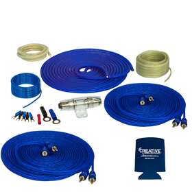 Stingerbdl210826-24 Stinger Ss600xs 8ga Copper 600w Complete Amplifier Wiring Kit With Ss